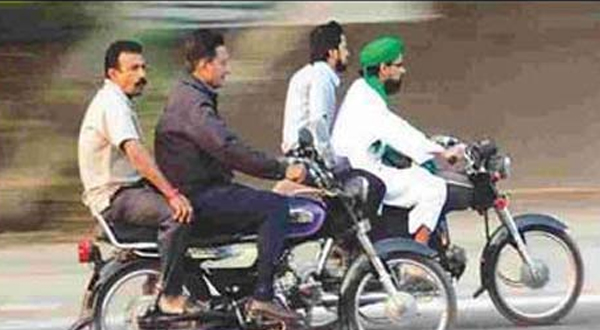 Piillion riding banned in Sindh chi on Muharram 9, 10