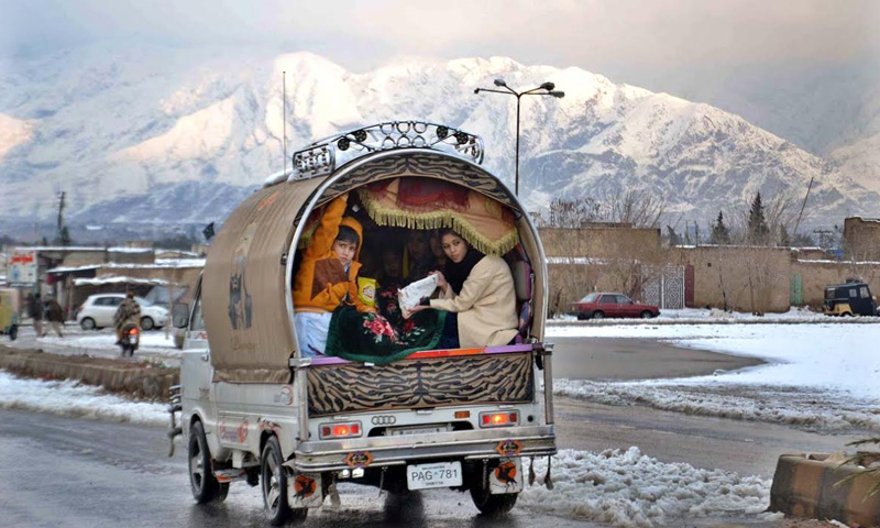 Quetta Receives Snowfall Jasarat