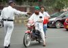 'No Helmet, No Entry' on Karachi's I.I Chundrigar Road