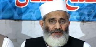 Sirajul Haq claims backdoor negotiations going on between PTI, govt