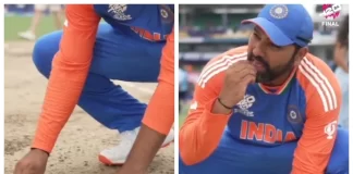 Rohit Sharma tells reason why did he taste Barbodos pitch soil after winning T20 WC