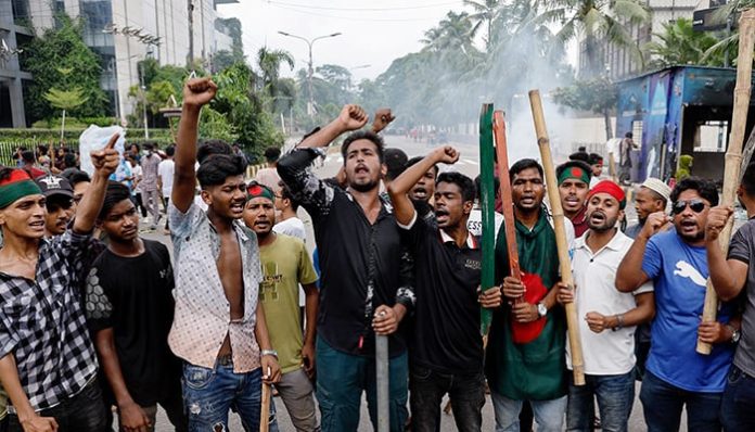 Bangladesh student movement rejects to accept military rule in country