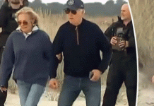 WATCH: President Biden stumbles multiple times on beach