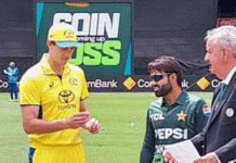 Kangaroos name captain for Pakistan T20Is, third ODI