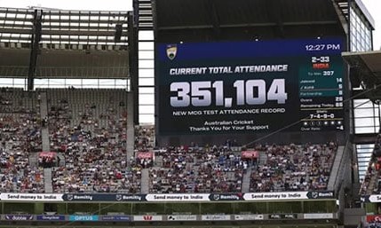 MCG breaks 87-year-old attendance record