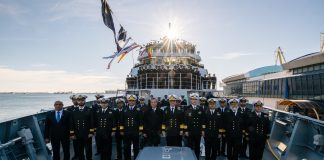 Pakistan Navy commissions offshore patrol vessel PNS Yamama in Romania