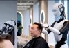 WATCH: Is Elon Musk getting a hair cut from robot in this video?