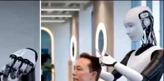 WATCH: Is Elon Musk getting a hair cut from robot in this video?