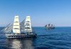 PNS Rah Naward holds joint sailing with Italian navy ship Amerigo Vespucci