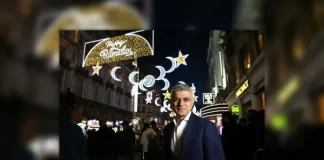 Mayor Sadiq Khan inaugurates Ramazan Lights in central London