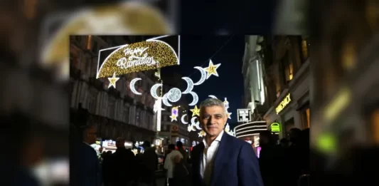 Mayor Sadiq Khan inaugurates Ramazan Lights in central London