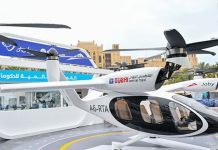 first air taxi station in Dubai