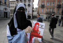 wearing niqab or burqa in public from New Year