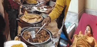 poisonous food at a wedding ceremony