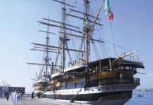 Italian ship arrives in Karachi