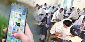 Mobile phones banned in school