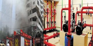 Karachi's buildings do not have fire protection