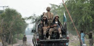 Operation of security forces, 5 Kharji terrorists kill