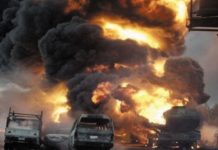 Oil tanker overturned in Nigeria