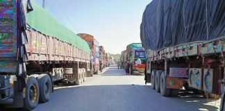 vehicles carrying relief goods reached Parachinar