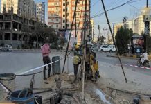 Construction of underpass on Golestan Johar